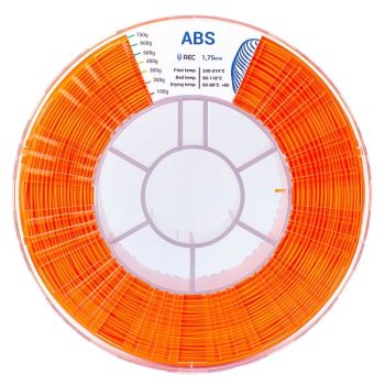 Фото ABS пластик REC 1.75 мм оранжевый