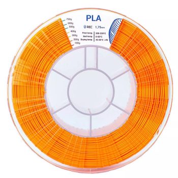 Фото PLA пластик REC 1.75 мм оранжевый