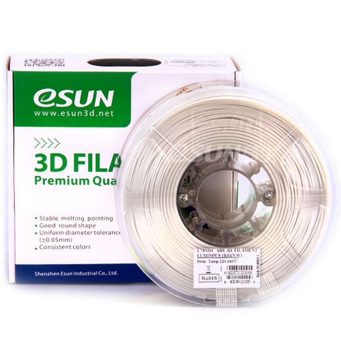 Фото нить для 3D-принтера eSUN 3D FILAMENT ABS LUMINOUS BLUE 3.00 мм