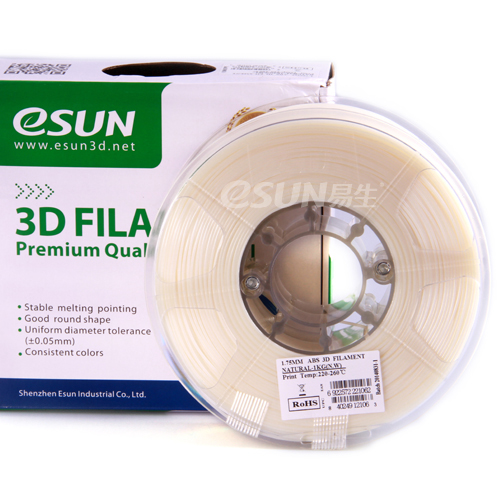 Фото нить для 3D-принтера eSUN 3D FILAMENT ABS NATURAL 3.00 мм