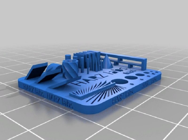 Фото Тестовый файл для 3D печати из фотополимера 3