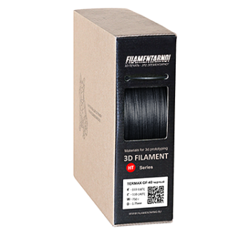 Фото TERMAX GF-40 пластика Filamentarno 1,75 мм чёрный
